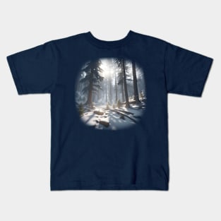 Winter forest Kids T-Shirt